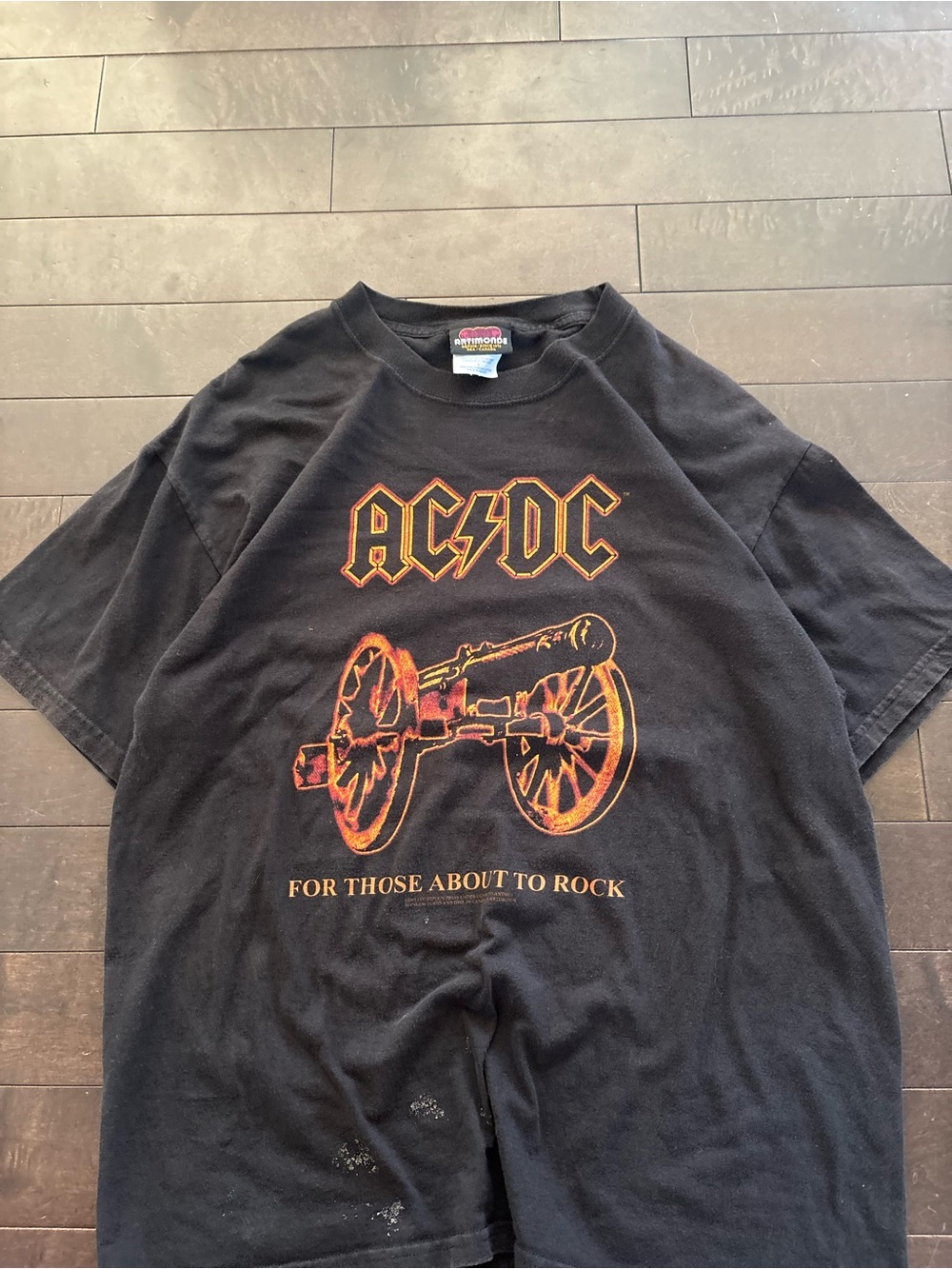 Vintage AC/DC band tee